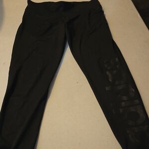 Adidas Black Leggings Sleek Fit